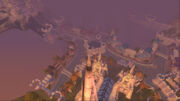 Stormwind City from above pre-Cataclysm