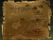 Warcraft Adventures - World map