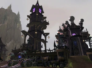 A zeppelin tower at Vengeance Landing