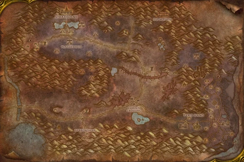 Eastern Plaguelands map