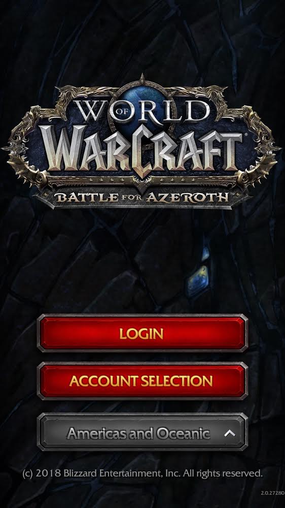 wow legion app character already logged in