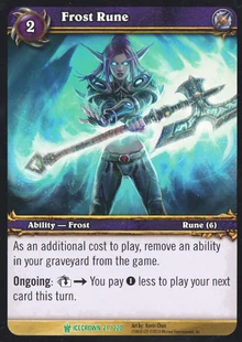 Frost Rune TCG Card