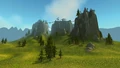 Thunder Bluff's skyline as seen from Mulgore