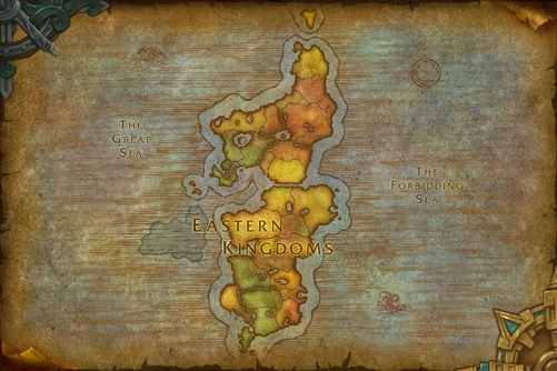 Eastern Kingdoms map