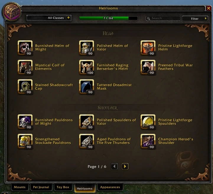 Heirloom - Wowpedia - Your wiki guide to the World of Warcraft