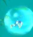 Drowning Soldiers being encased into a bubble.
