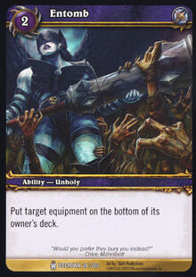 Entomb TCG Card