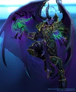 Mal'Ganis in a piece of promotional art.