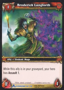 Broderick Langforth TCG Card