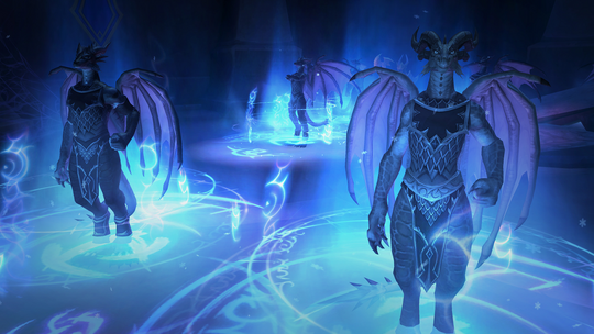 Dracthyr in magical stasis