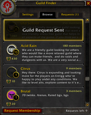 GuildFinder Browse