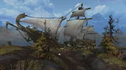 Penny's shipwreck in the southeast.