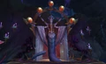 A statue of Queen Azshara in Nazjatar.