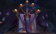 Queen Azshara statue Nazjatar