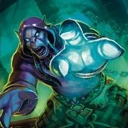 En el juego de cartas.