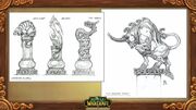 Pandaria Animal Spirits Statues Concept