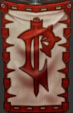 The banner raised by Stromgarde soldiers during the Warfront.