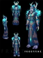 Troll female wearing Frostfire Regalia