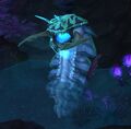 A partially submerged tidal guardian.