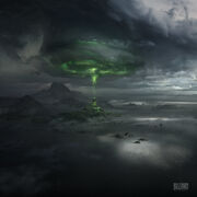 Felstorm - Legion cinematic matte painting