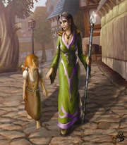 Lady Courtney Noel, a human priest.