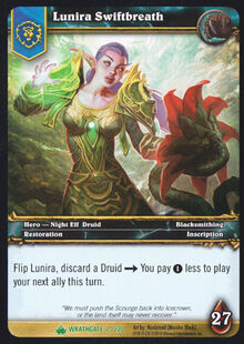 Lunira Swiftbreath TCG Card