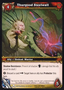 Thurgood Steelwall TCG Card