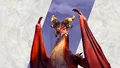 Render of the cinematic model of red dragon Alexstrasza.
