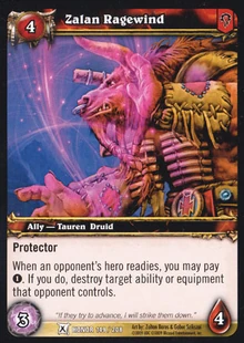Zalan Ragewind TCG Card