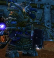 Tauren wielding the Dark Iron Pulverizer