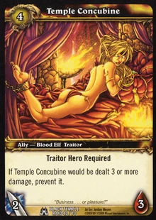 Temple Concubine Card