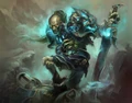 Elderguard Brennan, a forsaken death knight.