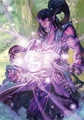 Le jeune Illidan incantant un sort, avant qu'il ne perde ses yeux.