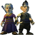 Early gnome player models as seen from the official website.