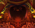 Kil'jaeden as depicted on the walls of the Magisters' Terrace.