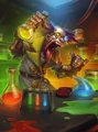 Potionmaster Putricide in Hearthstone.