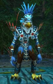 Akil'zon's essence imbued into one of the Amani's most talented shamans.