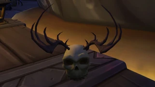  [An Antlered Skull]
