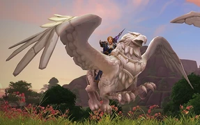 The [Alabaster Stormtalon] mount.