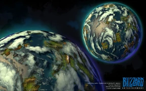 Azeroth art by Dan Wallace.