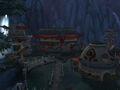 Mag'har watch towers protecting Stonebreaker Hold.