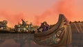 Tauren in a boat in Thousand Needles.