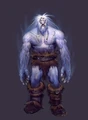 Concept art of a frost vrykul.