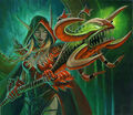 In the WoW TCG.