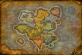 Patch 6.0.1.18505 Draenor map, with Farahlon on the Barrier Sea.