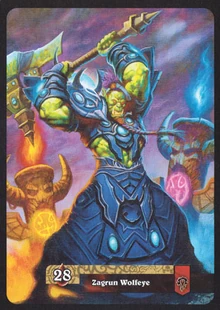 Zagrun Wolfeye TCG Card Back