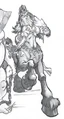 A centaur female in the Horde Player's Guide.