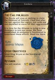 The Call for Allies (Alliance)