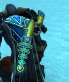 The Combat Nullifier on a player's back