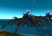 High elf dragonhawk riders during the .